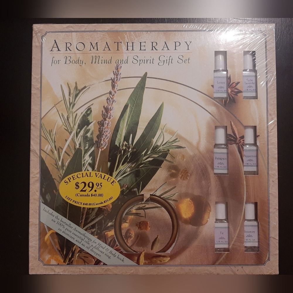 Aromatherapy For Body, MInd and Spirit Gift Set New in Box/Sealed
